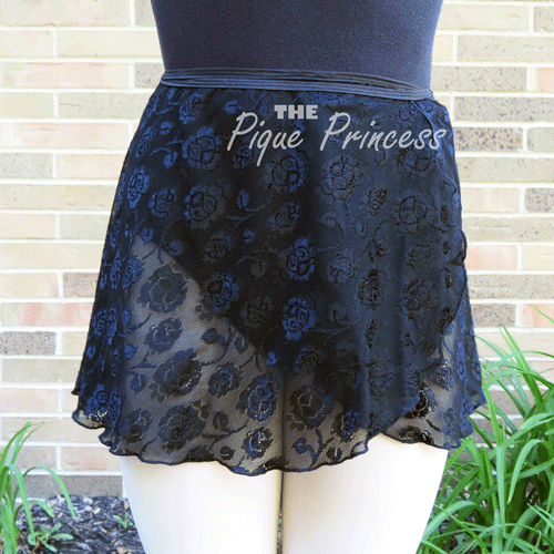 Black Rose Lace - Wrap Skirt